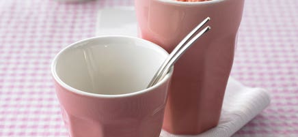 Glace fraise rhubarbe