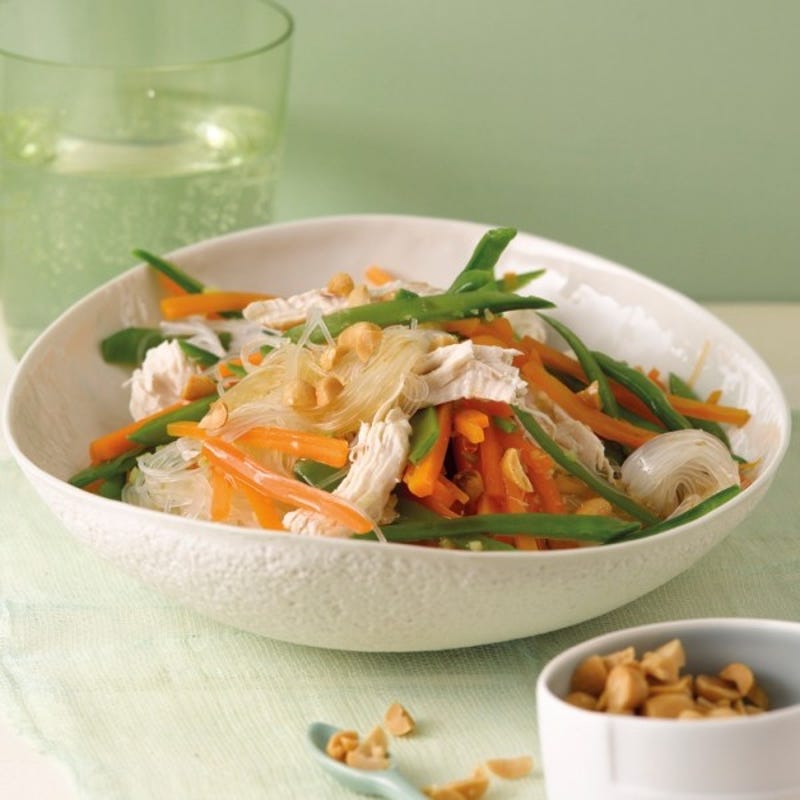 Foto van Glasnoedelsalade met kip door WW