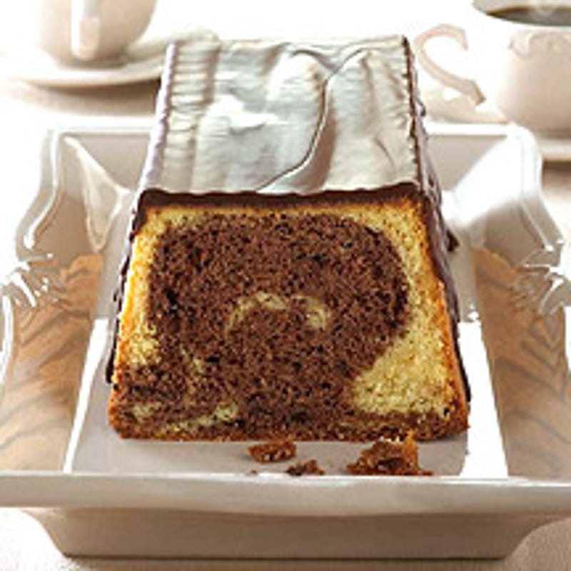 Foto van Marmercake met chocoladesaus door WW