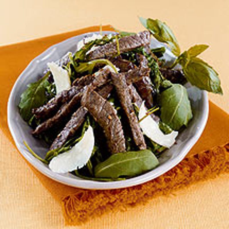 Photo de/du Wok de bœuf et roquette par WW