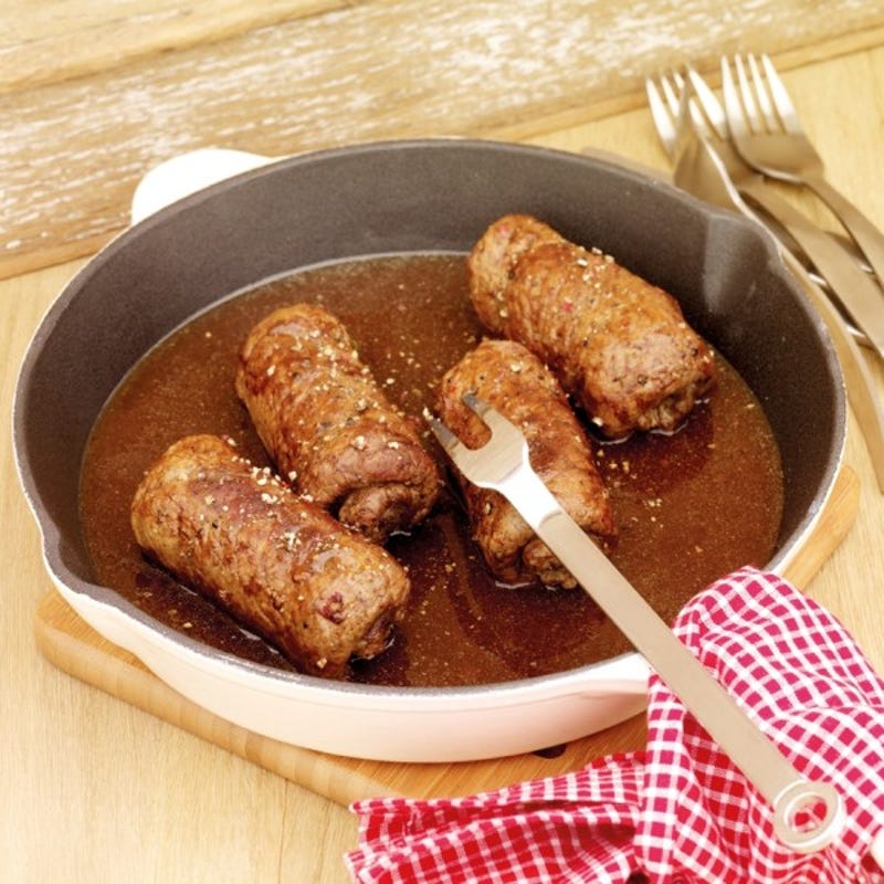 Foto van Runderrolletjes met tomatenspitskool door WW