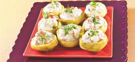Nids d'artichauts farcis au thon