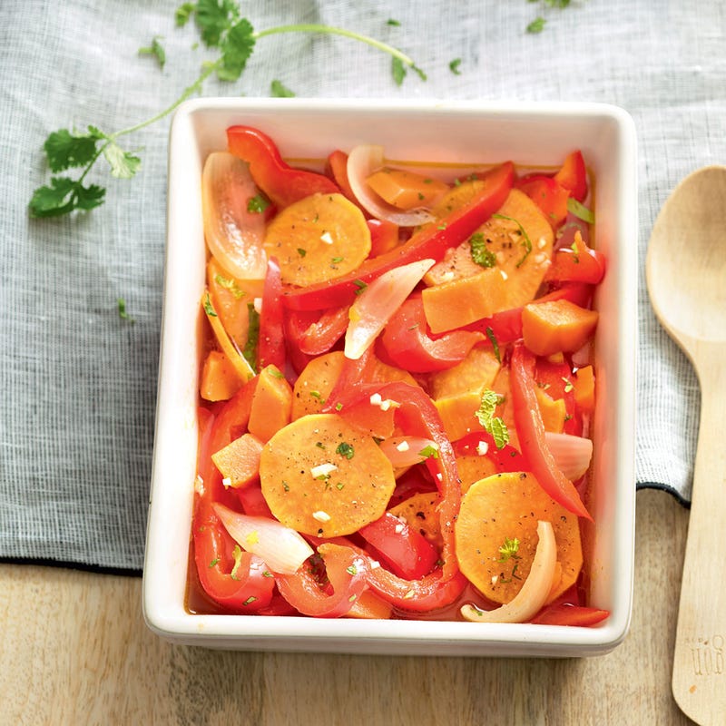 Photo de/du Butternut et patate douce mijotés par WW