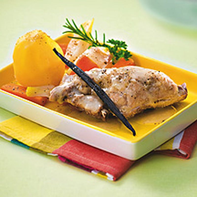 Photo de/du Blanquette de lapin à la vanille par WW