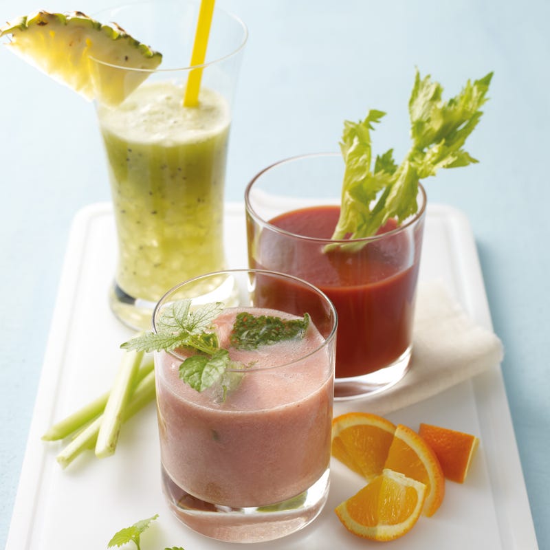 Foto van Aardbei-bananen cocktail door WW