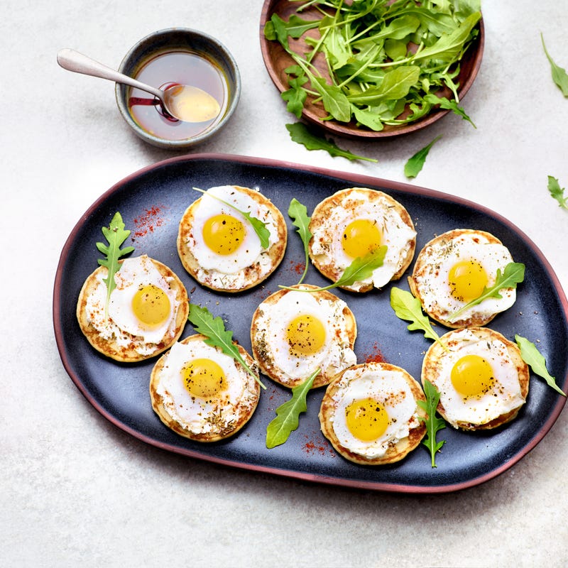 Mini croques blinis