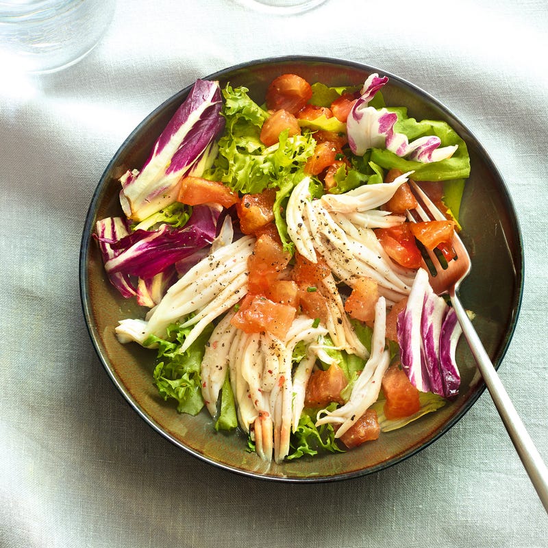 Photo de/du Salade de raie tiède aux tomates concassées par WW