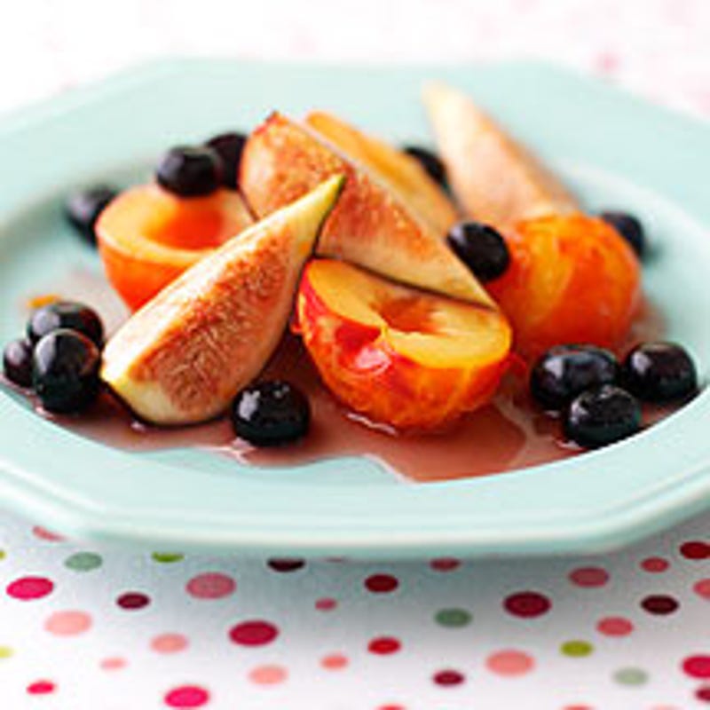 Photo de/du Salade de figues, prunes et myrtilles par WW