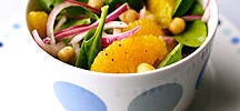 Salade marocaine aux oranges et pois chiches