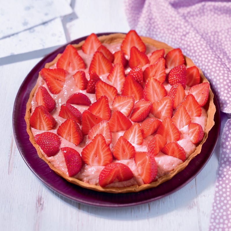 Photo de/du Tarte rhubarbe et fraise par WW