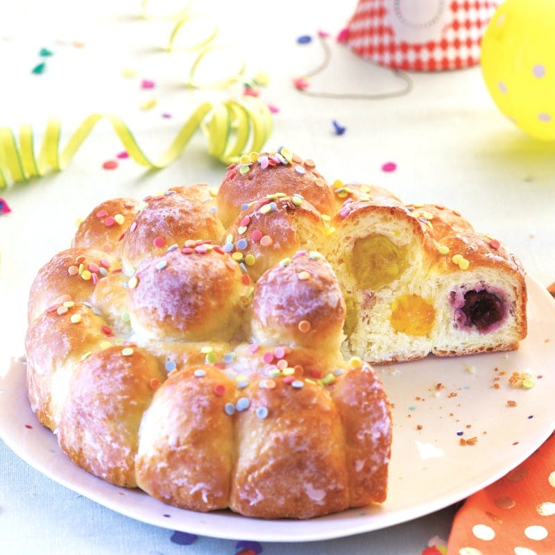 Foto van Confettitaart met vruchten door WW