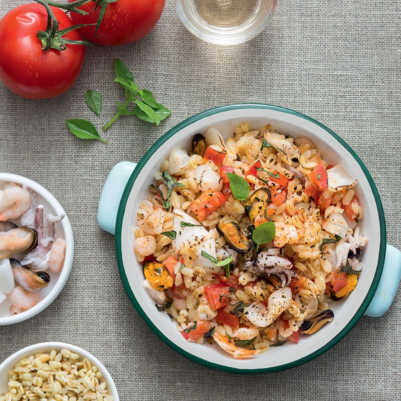 Photo de/du Gratin au blé et aux fruits de mer par WW