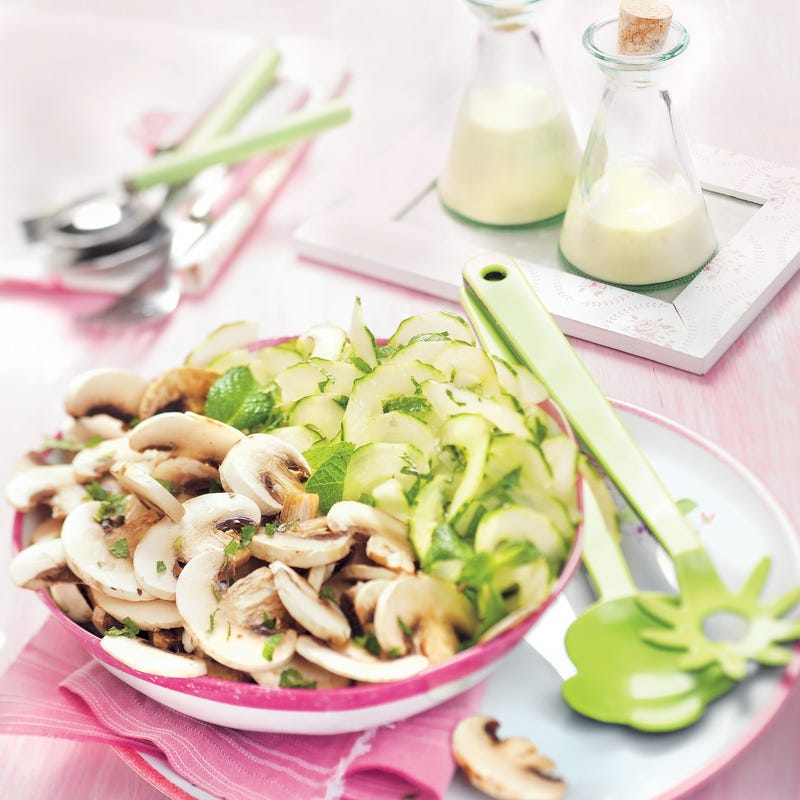 Photo de/du Salade de champignons et concombre par WW