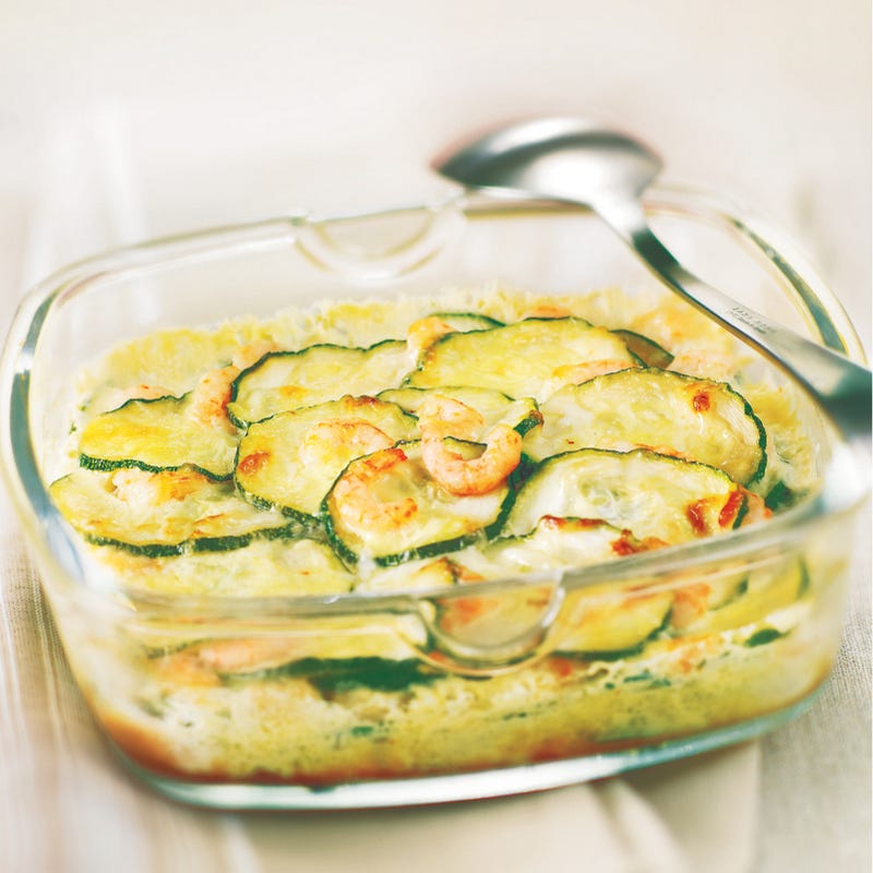 Photo de/du Gratin de crevettes aux courgettes par WW