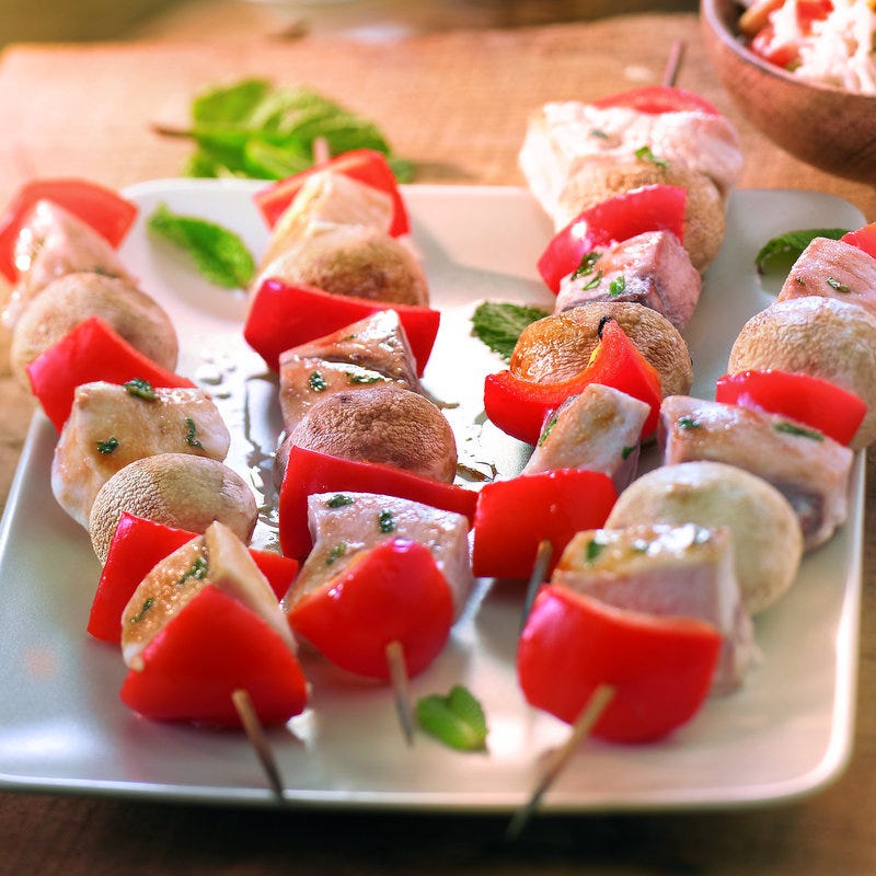Photo de/du Brochette d'espadon à la menthe par WW