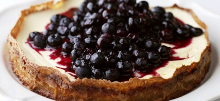 Cheesecake à la myrtille