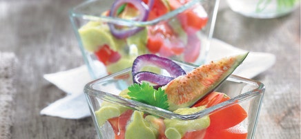 Salade de tomates à la mexicaine