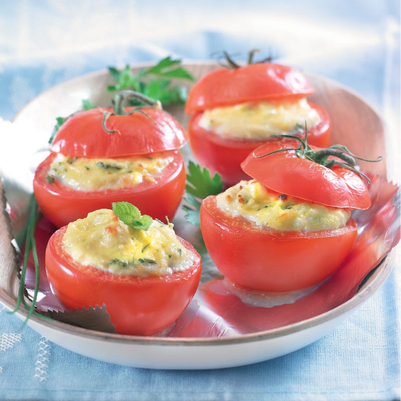 Photo de/du Tomates farcies à la ricotta et aux herbes par WW