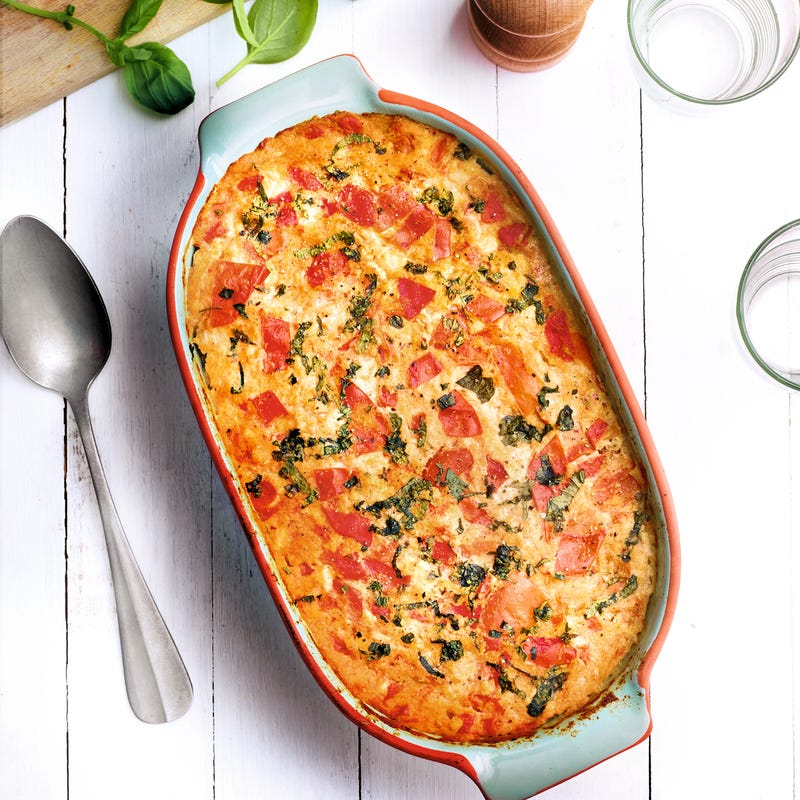 Gratin de cabillaud au basilic