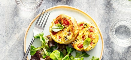 Petite quiche aux tomates cerises