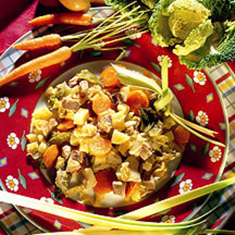 Photo de/du Potée de légumes au porc par WW