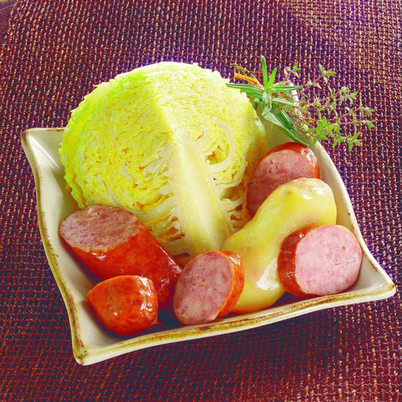 Photo de/du Saucisses fumées au chou frisé par WW