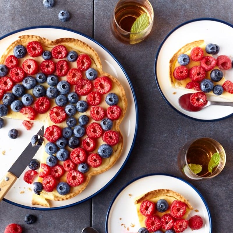 Tarte à la ricotta et aux fruits rouges