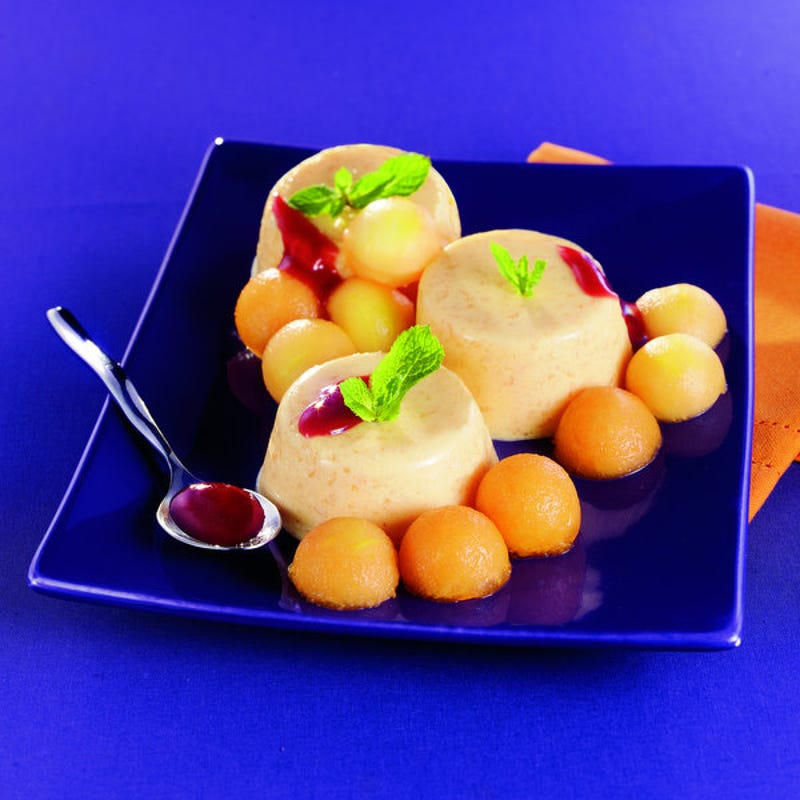 Photo de/du Bavarois au melon par WW