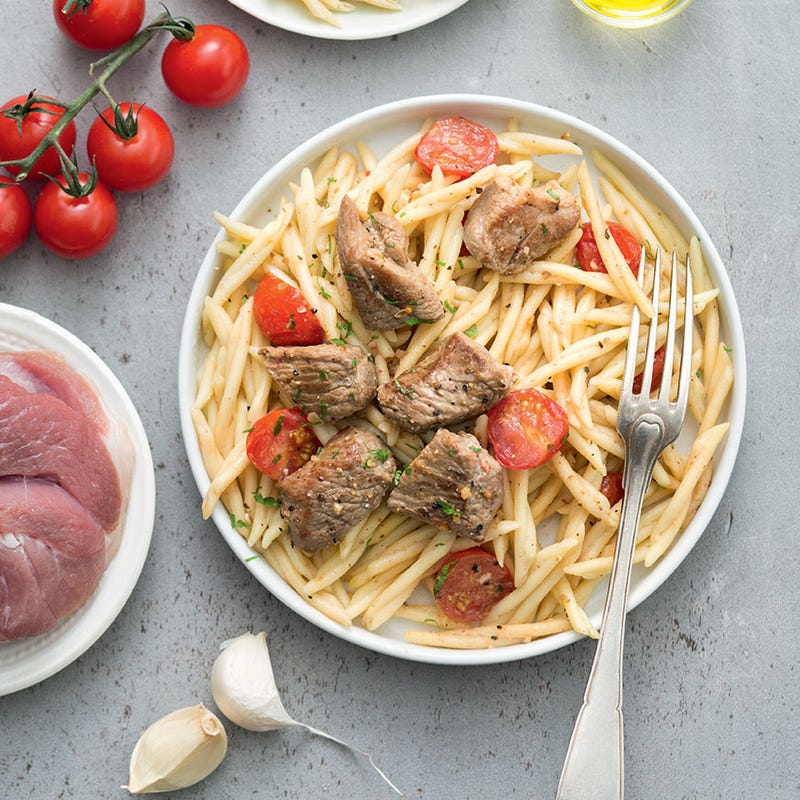 Photo de/du Sauté d'agneau aux pâtes par WW