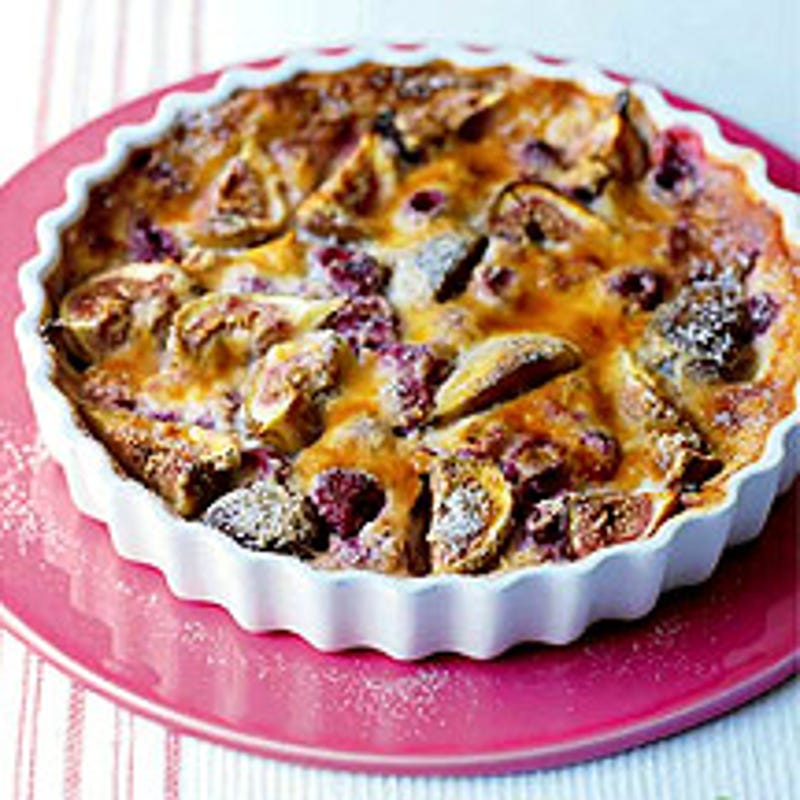 Photo de/du Clafoutis aux figues et aux framboises par WW
