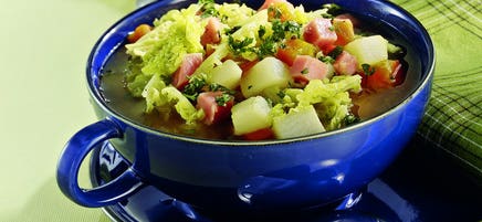 Soupe de chou aux dés d'épaule