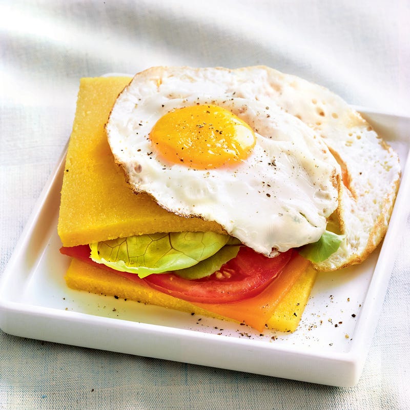 Photo de/du Croque-madame polenta et mimolette par WW