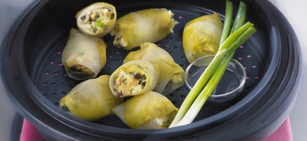 Endives façon raviolis chinois
