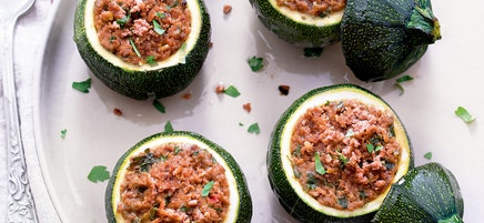 Courgettes farcies express