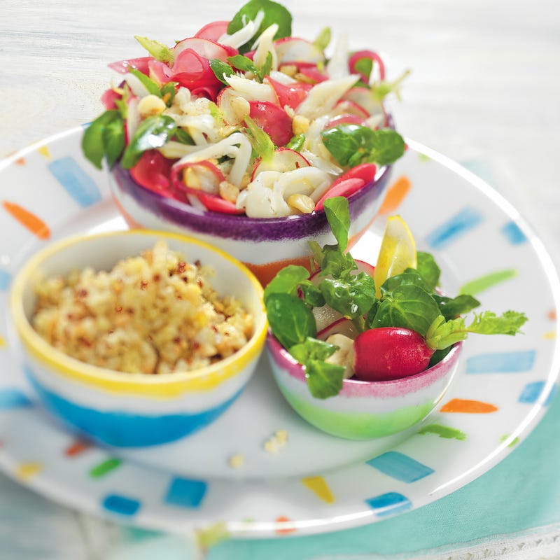 Photo de/du Salade tiède de raie au cresson et radis par WW