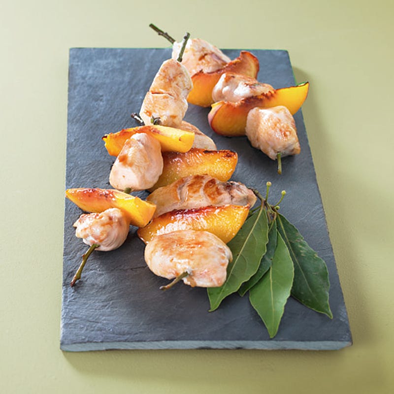 Photo de/du Brochette de poulet et nectarine par WW