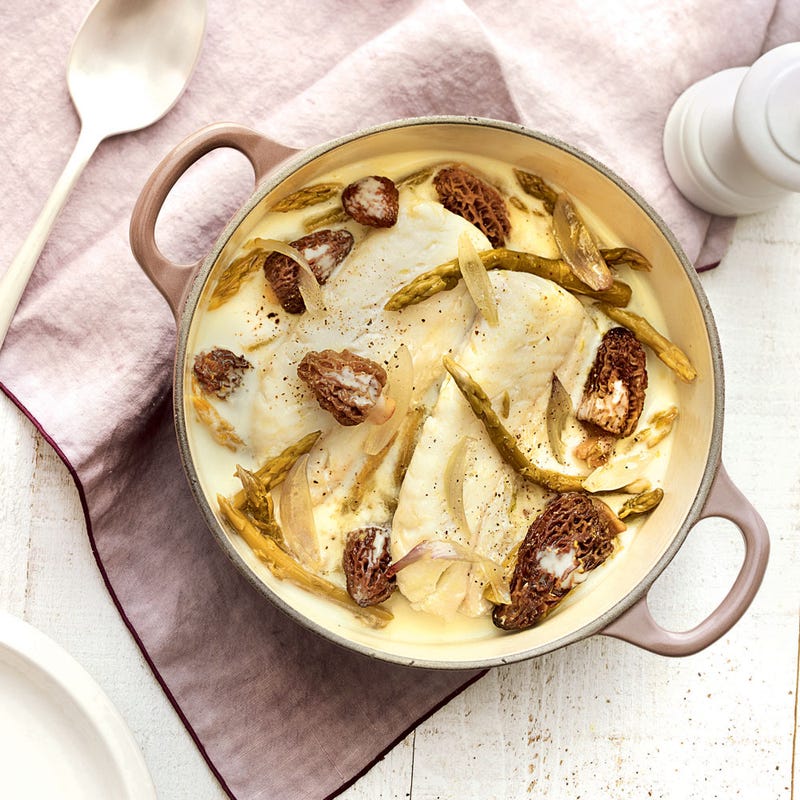 Photo de/du Églefin aux asperges et morilles par WW