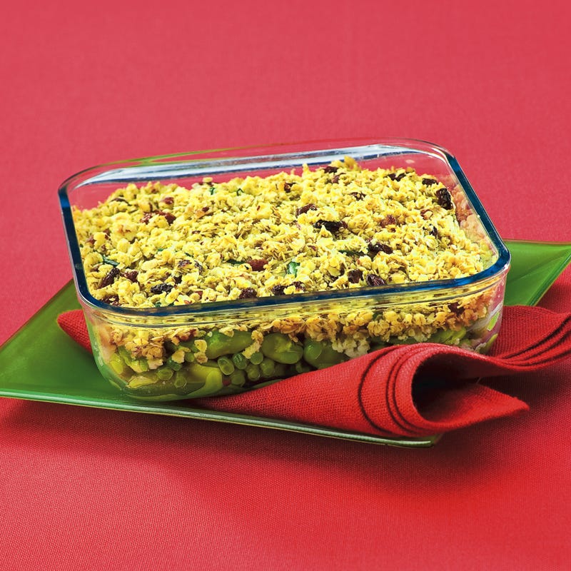 Photo de/du Crumble d'épaule et pois variés par WW