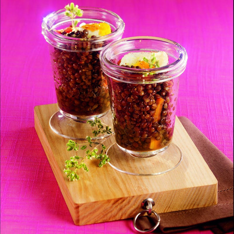 Photo de/du Œuf en cocotte de lentilles par WW