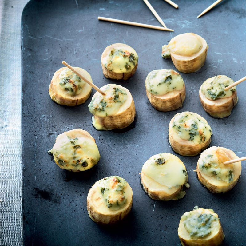 Photo de/du Bouchées de banane au roquefort par WW