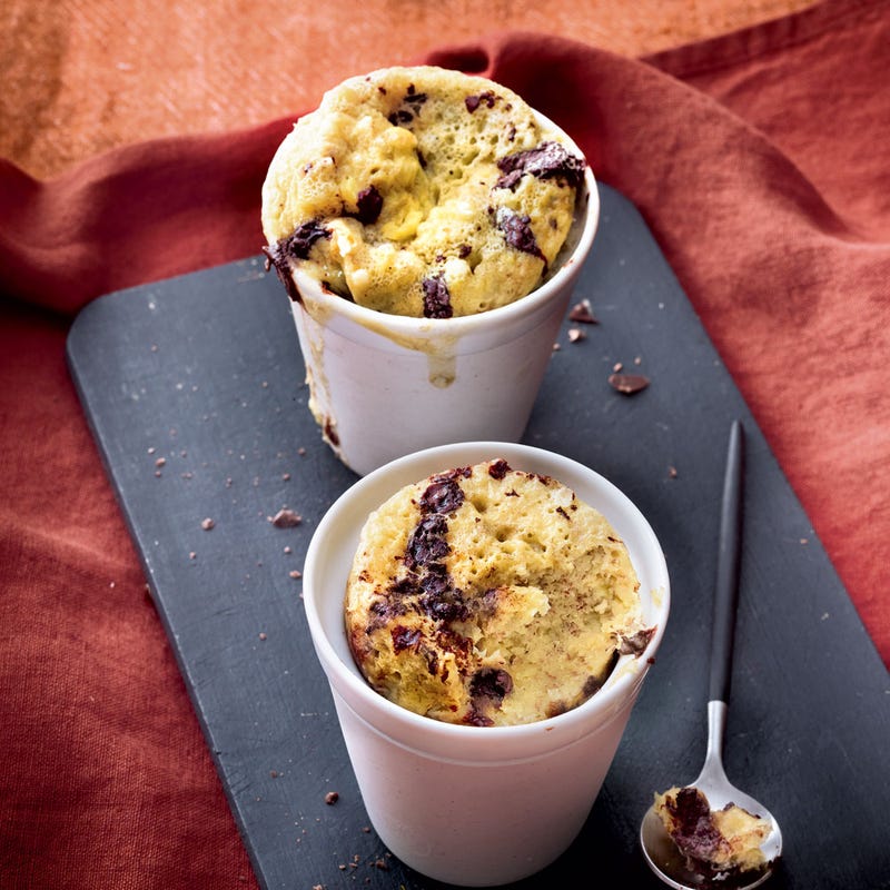 Photo de/du Mug cake à la banane et chocolat par WW