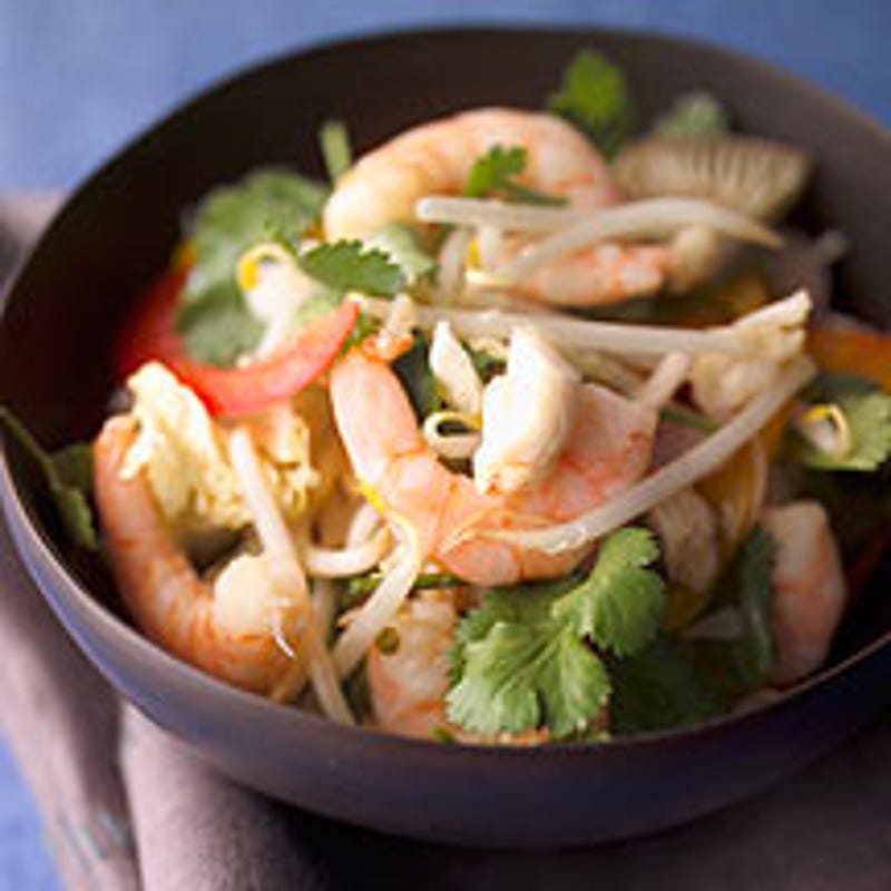 Photo de/du Salade asiatique au crabe et aux crevettes par WW