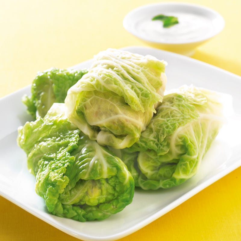 Photo de/du Feuilles de chou farcies à la saucisse et riz par WW