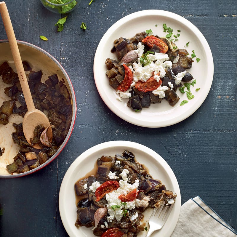 Photo de/du Aubergines chèvre miel par WW