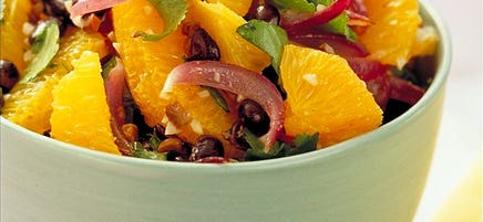 Salade de haricots rouges à l'orange