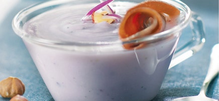 Velouté de vitelotte et panais