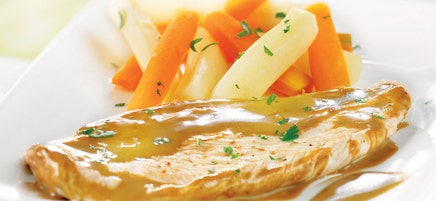 Blanquette de poulet, sauce poulette