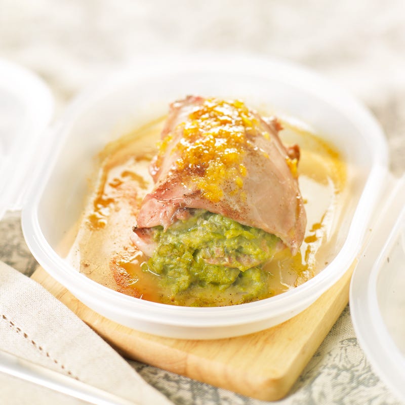 Photo de/du Râbles de lapin au foie gras et fèves par WW