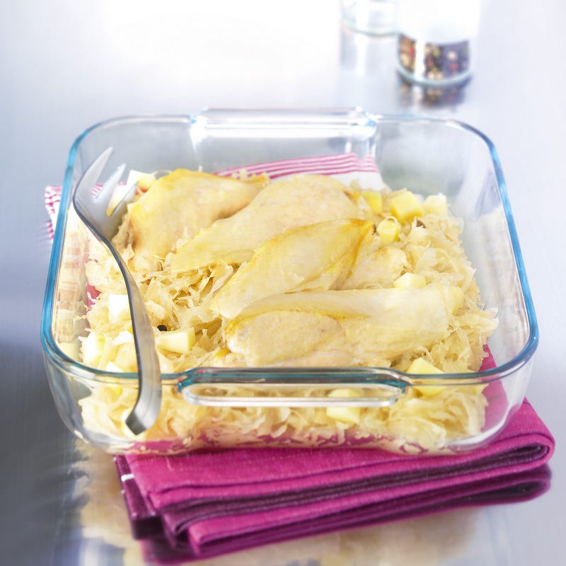 Photo de/du Suprêmes de volaille à la choucroute par WW