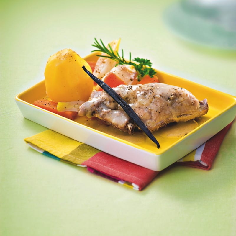 Photo de/du Blanquette de lapin à la vanille par WW